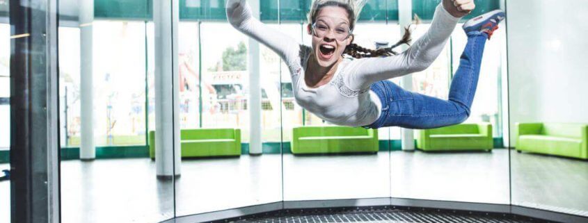 Indooraktivitäten in Wien wie Skydiving