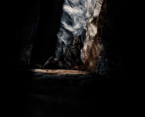 escape the Room - Skelett in einer Höhle